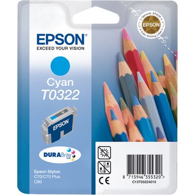 Cartuccia stampante Epson T0322 (C13T032240) - Ciano