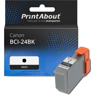 Cartuccia compatibile Canon BCI-24BK - Nero