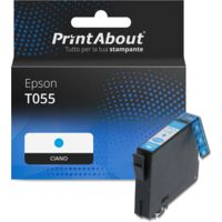 Cartuccia compatibile Epson T055 (C13T055240) - Ciano