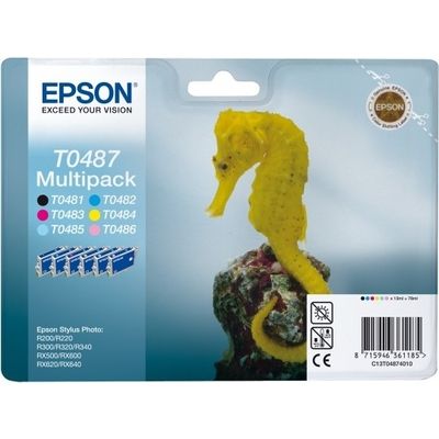 Cartuccia stampante Epson T048 (C13T04874010BA) - 6 colori Multipack