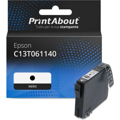 Cartuccia compatibile Epson C13T061140 - Nero
