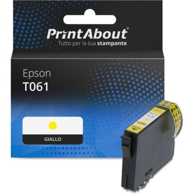 Cartuccia compatibile Epson T061 (C13T061440) - Giallo
