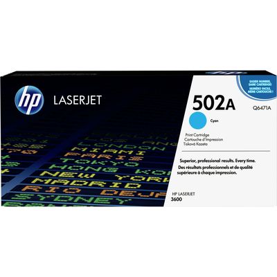 Toner HP 502A (Q6471A) - Ciano