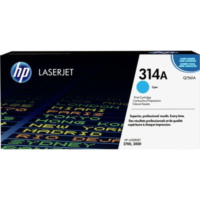 Toner HP 314A (Q7561A) - Ciano