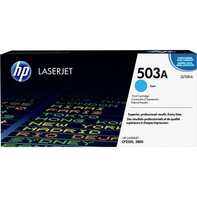 Toner HP 503A (Q7581A) - Ciano