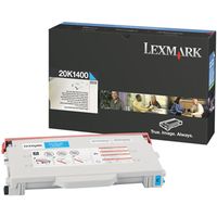 Toner Lexmark 20K1400 - Ciano