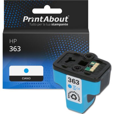 Cartuccia compatibile HP 363 (C8771EE) - Ciano