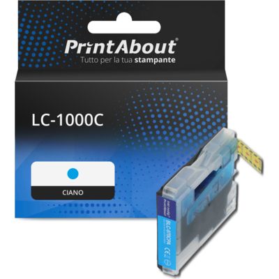 Cartuccia compatibile Brother LC-1000C - Ciano