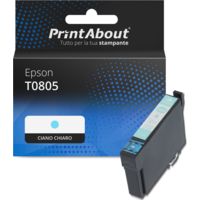 Cartuccia compatibile Epson T0805 - Ciano chiaro