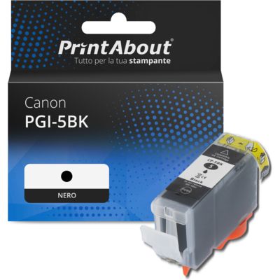 Cartuccia compatibile Canon PGI-5BK - Nero