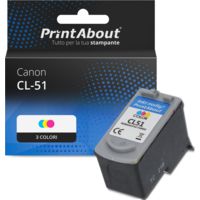 Cartuccia compatibile Canon CL-51 - 3 colori Alta capacità