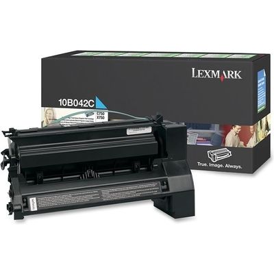 Toner Lexmark 10B042C - Ciano