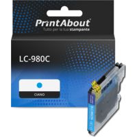 Cartuccia compatibile Brother LC-980C - Ciano