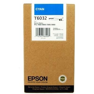 Cartuccia stampante Epson T6032 - Ciano