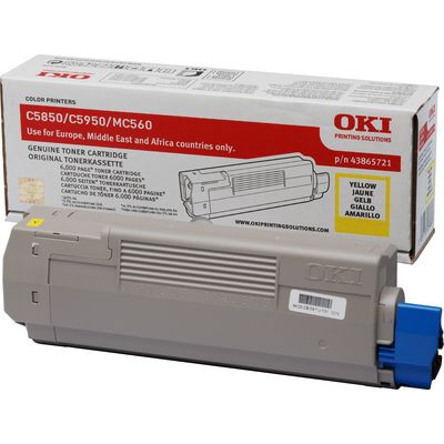 Toner OKI 43865721 - Giallo