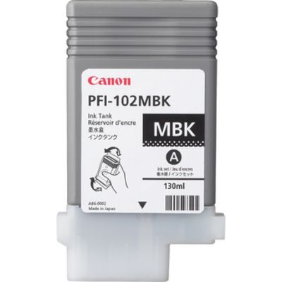 Cartuccia stampante Canon PFI-102MBK - Nero opaco