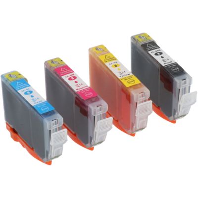 Cartuccia compatibile Canon CLI-8BK - 4 colori Multipack