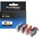 Cartuccia compatibile Canon BCI-5BK - 4 colori Multipack