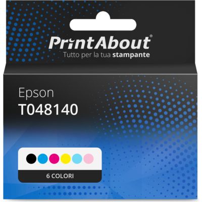 Cartuccia compatibile Epson T048140 - 6 colori Multipack