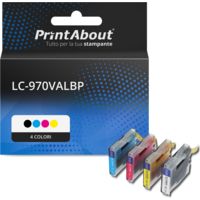 Cartuccia compatibile Brother LC-970VALBP - 4 colori Multipack