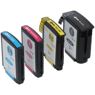 Cartuccia compatibile HP 88XL (C9396AE) - 4 colori Alta capacità Multipack