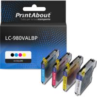 Cartuccia compatibile Brother LC-980VALBP - 4 colori Multipack