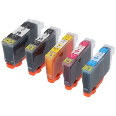 Cartuccia compatibile Canon PGI-5BK - 5 colori Multipack