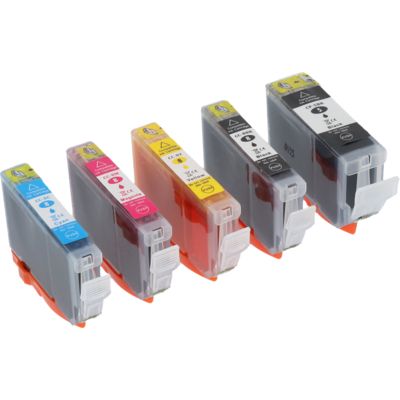 Cartuccia compatibile Canon PGI-5BK - 5 colori Multipack