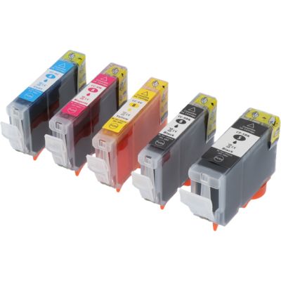 Cartuccia compatibile Canon PGI-5BK - 5 colori Multipack