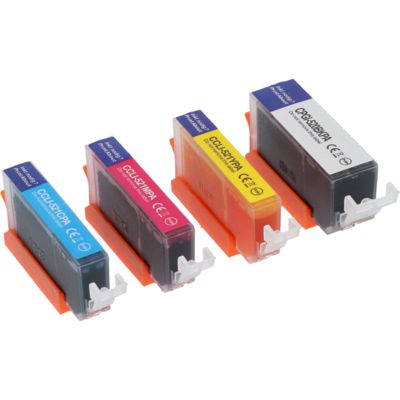 Cartuccia compatibile Canon CLI-521 CMYK - 4 colori Multipack