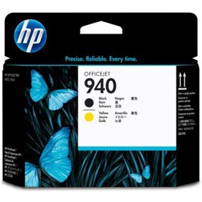 Testina di stampa HP 940 (C4900A) - Nero + giallo