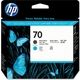 Testina di stampa HP 70 (C9404A) - Nero + ciano