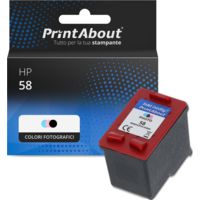 Cartuccia compatibile HP 58 (C6658A) - Colori fotografici