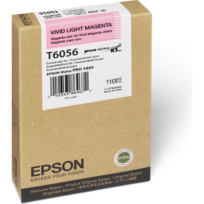 Cartuccia Epson T6056 (C13T605600) - Magenta chiaro