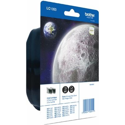 Cartuccia Brother LC-1000BKBP2 - 2x Nero Multipack