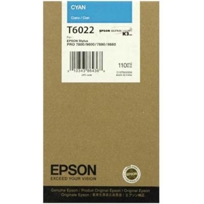 Cartuccia Epson T6022 (C13T602200) - Ciano