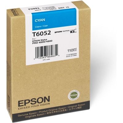Cartuccia Epson T6052 (C13T605200) - Ciano