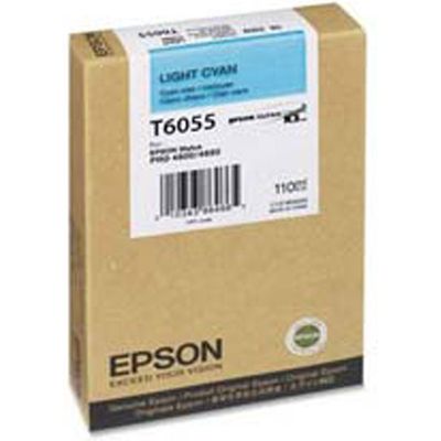 Cartuccia Epson T6055 (C13T605500) - Ciano chiaro