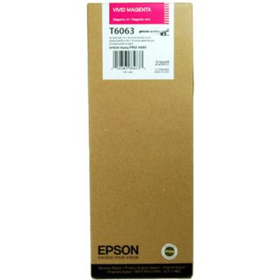 Cartuccia Epson T6063 (C13T606300) -  Magenta vivido