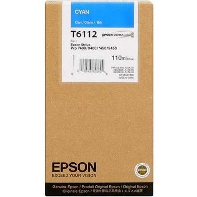 Cartuccia Epson T6112 (C13T611200) - Ciano