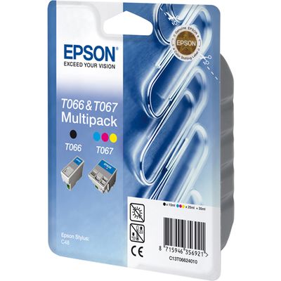 Cartuccia stampante Epson T06624010 (T066 + T067) - Nero + 3 colori Multipack