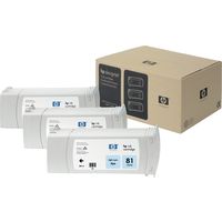 Cartuccia HP 81 (C5070A) - 3x Ciano chiaro Multipack