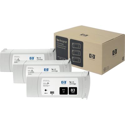 Cartuccia HP 83 (C5072A) - 3x UV nero Multipack