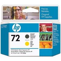Testina di stampa HP 72 (C9384A) - Nero opaco + giallo