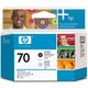 Cartuccia stampante HP 70 (C9407A) - Nero + grigio chiaro