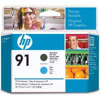 Cartuccia stampante HP 91 (C9460A) - Nero opaco + ciano