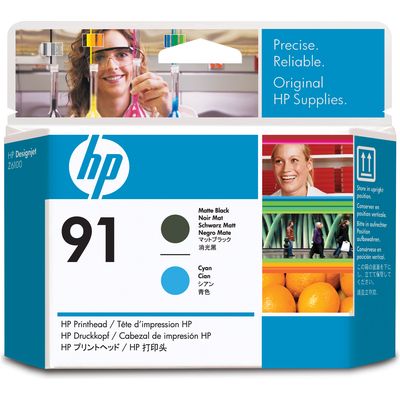 Cartuccia stampante HP 91 (C9460A) - Nero opaco + ciano