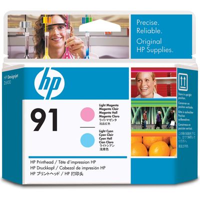 Testina di stampa HP 91 (C9462A) - Ciano chiaro + magenta chiaro
