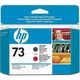 Cartuccia stampante HP 73 (CD949A) - Nero opaco + rosso