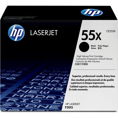 Toner HP 55X (CE255X) - Nero Alta capacità